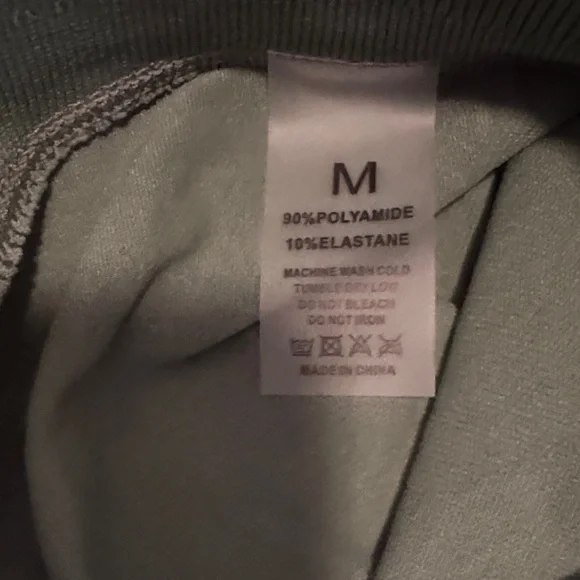 DFYNE Green Spandex Butt-Lifting Leggings - Picture 3 of 4